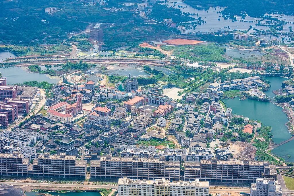 冯小刚电影公社航拍（图源：<a href=